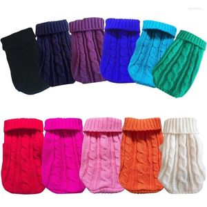 Dog Apparel Pet Supplies Clothes Cat Costume Autumn And Winter Thick Fiber Fashion Warm Sweater Coarse Knit For Dogs Cats