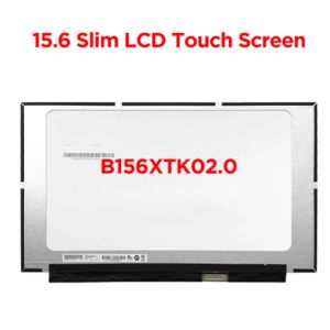 Tela 15,6 polegada Laptop LCD Touch Screen HD1366X768 40PINS EDP B156XTK02.0 FIT NT156WHMT03 N156BGNE43 Substituição do painel de exibição LED