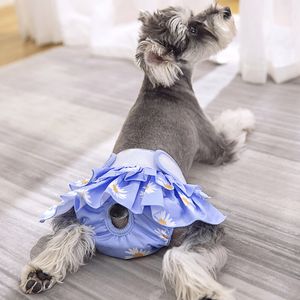 Female Dogs Diaper Washable Pets Physiological Pants Sanitary Panties Leakproof Menstrual Underwear for Small Large Dogs Shorts