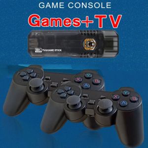 Caixa X8 Android TV Box 8K Console de jogo Double System Double Quadcore Wireless Controller Game Stick 10000Games instalado para PS1/GBA/GBA