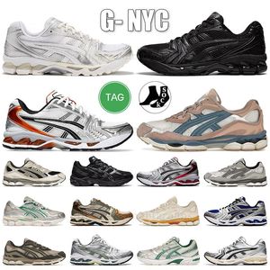 2024 Sneakers Outdoor Shoe Jogging Running Shoes Marathon Obsidian Mens Asix Chaussure Dhgates Gel NYC Silver Vintage Aqua Famous Lace-Up Trail OG Platform Trainers