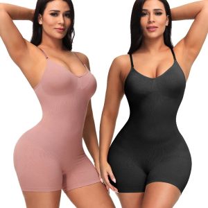 Bras pós -parto feminino treinador de cintura Bodysuit Slim Full Corpo Shapewear Macacões Sem Estreia Sem Fura de Medição da barriga de barriga de barriga de barriga de barriga