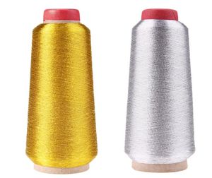 150D Gold/Silver Computer -stitch Embroidery Threads 3000M Sewing Thread Line Textile Metallic Yarn Woven Embroidery Line9969652