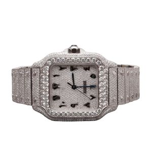 Luxury Looking Fully Watch Iced Out For Men woman Top craftsmanship Unique And Expensive Mosang diamond Watchs For Hip Hop Industrial luxurious 62830