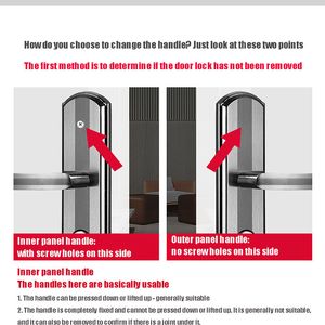 Anti stöld dörrlås universellt handtag badrum sovrum hushåll inomhus dörr toalett dörr lås handtag hårdvarutillbehör