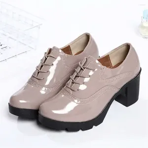 Dress Buty Gala okrągła końcówka Women trend 2024 Low Heels Boots Women Spring Platform Sneakers Sports Pro Pro