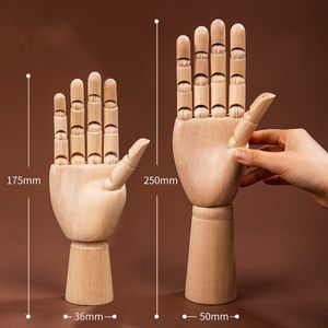 7/10/12/16 Inch Artist Figure Doll Wooden Model Drawing Sketch Mannequin Model Movable Limbs Hand Body Anime Teaching Tool