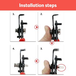 4 I 1 CIRCLIP -tånguppsättning DIY Snap Ring -tång som behåller cirklipstång Multi Crimp Tool Internt Extern Remover Hand Tool