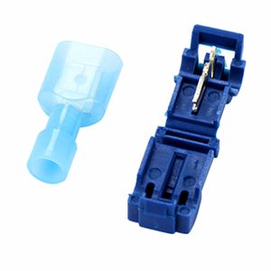 Quick Splice Electrical Connectors T Tap Wire Cable Snap Terminals Crimp Scotch Lock Car Audio Waterproof Kit Tool Set