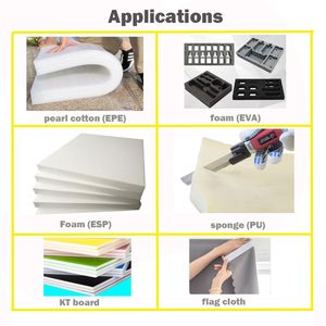 Foam Cutting Pneumatic Foam Cutter Polystyrene Cutting Machine Portable Styrofoam Cutting DIY Tool Knife Cutter 6 Blade Set