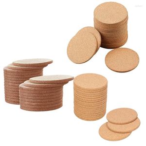 Table Mats ABSF Cork Coasters For Drinks Bar Absorbent Heat Resistant Reusable Saucers Drink Wine Glasses Cups Mugs