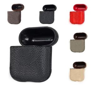 Designer Luxury Pu Leather Case for Airpods Pro Cases Protective Cover Hook Clasp Keychain Anti Lost Fashion Earphone Shell229T8732008