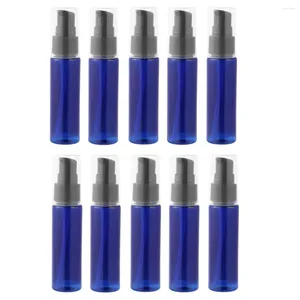 Garrafas de armazenamento 10pcs 30 ml spray fino spray vazio Pressione Bomba Bottle Subpackaging Viagem Recipiente para óleos essenciais Perfumes