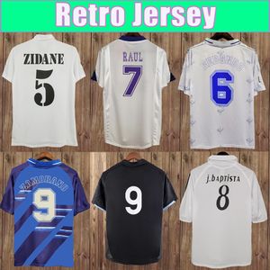 1986 2007 RAUL SEEDORF ZIDANE MENS RETRO SOCCER CONFEYS R.CARLOS Alonso Kaka 'Sergio Ramos Home Away 3rd White Football Dorts