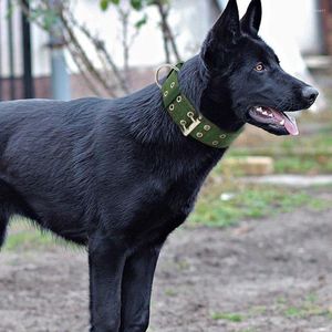 Abbigliamento per cani durevoli collare tattico al guinzaglio set per animali domestici militari regolabili grandi accessori per l'addestramento del pastore tedesco