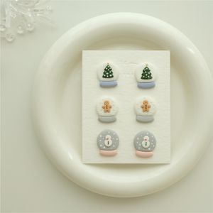 Mini Christmas Style Polymer Clay Cutter Snowman Antlers DIY INS Earring Cutting Die for Earring Jewelry Pendant Making Tools