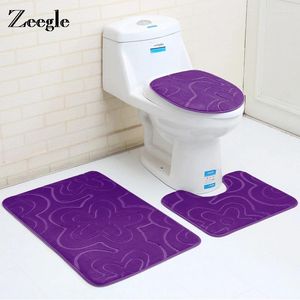 Badmatten Zeigle Küchentoilette Nicht rutschfleckenmatte absorbierende Duschbad Teppich Badezimmer 3D-Prägiendeckel Deckungsabdeckung Teppich
