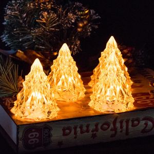 LED Night Light Electronic Candle Lights Christmas Night Light For Atmosphere Lighting Wedding Party Decoration