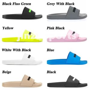 Designer Fashion Beach Slipers Sliders Classics Paris Slides Sandaler för män Kvinnor Hot Beach Flip Flops Shoes Pool Slides Bath Home Sandles Gummi Shoes Storlek 35-45