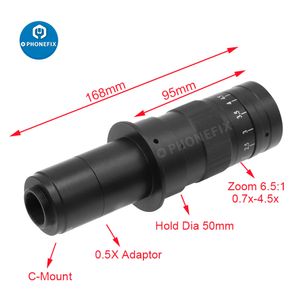 51MP 1080P FHD HDMI USB Industrial Digital Video Microscope Camera + 180x C-Mount Lens 144 LED Ring Light for Phone PCB Reparation