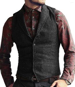 Ternos masculinos Man Man Black Vest Borgonha Slim Fit Prom Herringbone Blazer Blazer Green Red Coloat para noivos do casamento