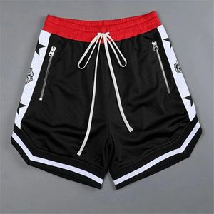 Mens Casual Shorts Summer Running Fitness Fast-Torking Trend Short Pants Loose Basketball Training Pants 240401