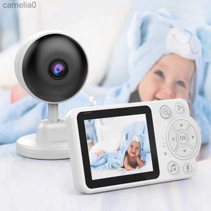 Baby Monitore Electronic Babyponitor mit 2,8-Zoll-LCD-Displaybildschirm und Video-Intercom-Sicherheitsüberwachung Camerac240412