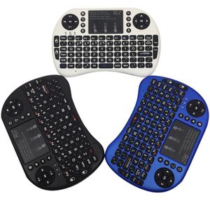 Mini Rii i8 Wireless Keyboard 24G English Air Mouse Keyboard Remote Control Touchpad for Smart Android TV Box Notebook Tablet Pc1075606