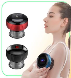 Smart Vacuum Suction Cup Cupping Therapy Massage Jars AntiCellulite Massager Body Cups Rechargeable Fat Burning Slimming Device 226687200