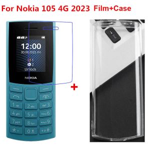 Nokia 105 için Koruyucu Yumuşak Film (Temperli Cam Film Değil) Temizleme