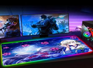 Mouse Pads Wrist Rests Gaming Computer Table Pad Gamer Rug Mausepad Anime Mat Cute Mousepad Rgb Large Carpet For Xxl Desk Protec3778194