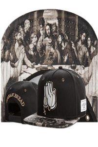 Filhos quebra pão deus Pray Baseball Caps Toucas Gorros Hip Hop Sports Chapeu de Sol Swag Mulheres Snapback Hats9768638