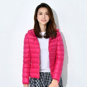 Women Winter Coat 2023 New Ultra Light White Duck Down Jacket Slim Women Winter Puffer Jacket Portable Windproof Down Coat S-8XL