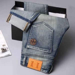 Summer Mens Jeans Designer Calças de ponta calça de jeans de 9 pontos Homens com calças de 9 pontos de pm-lim de cabos
