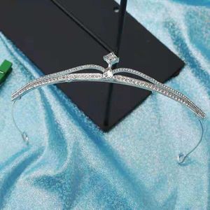 Hair Clips Women Alloy Accessories Wedding Rhinestone Headpiece Bridal Tiara Crown Cubic Zircon Crystal Hairband
