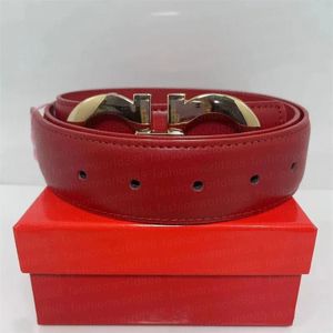 2024 Fashion Belt Luxury Accessories High-quality Smooth Buckle men's and women's pantyband jeans Designer belt box 3.4CM wide tail