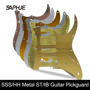 Kablolar Full Metal Elektro Gitar Pickguard SSS/HH Gitar Pickguard ST/IB ELECTICLE GİTAR Çok Renk için Antiscratch Plaka