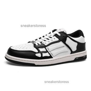 Tênis de marca White Skel Shop Top Shoes Designer de moda Mesmo sapato Black massyryri Bone Mi Chunky High Top Low Casual Sports Board Homens Mulheres 7e4l