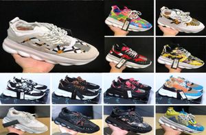 Designer de marca Sneakers Boots Sapatos casuais tênis Sapatos de camurça reação em cadeia de cadeia