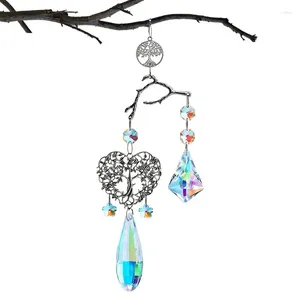 Estatuetas decorativas Crystal Sun Catcher Prisms pendurados arco -íris