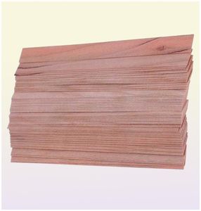 50pcs Wood Wicks para velas de soja ou vela de cera de palmeira Fazendo suprimentos DIY Candle Family Party Tool H09104815333