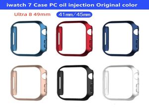 Apple Watch Ultra 49mm 8 7 6 SE 5 4 3 41mm 45mm 40mm 44mm塗料ボーダーPCケースフィットIWATCHシリーズ42mm 38mm7534580