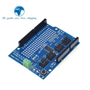 TZT Motor/Stepper/Servo/Robot Shield for Arduino I2C v2 Kit w/ PWM Driver TOP