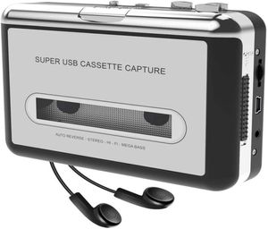 Cassette Player, Portable Tape Player cattura MP3 O Music tramite USB o batteria, converti cassetta a nastro Walkman in mp3 con laptop e PC2902051