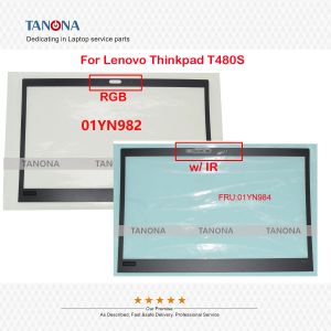 Frame Nuovo originale 01yn982 AP16Q000500 01YN984 AP16Q000300 per Lenovo ThinkPad T480S LCD Fetta anteriore Sticker B Cover RGB IR