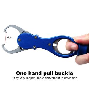 Fishing Pliers Fish Lip Gripper with Lanyard Non-Slip Handle Fish Lip Grip Tool Fish Scales Professional Fish Holder for Fishing