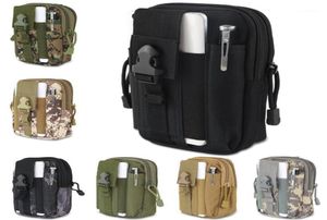 1st Tactical Pouch Molle Hunting Påsar Bältet Midjepås Packa Outdoor Pouches Telefonfodral Fickor Trese Camping Bags1174J2420552