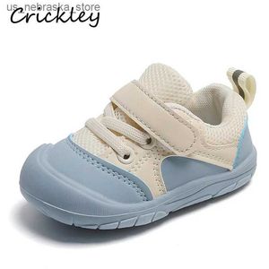 Sneakers 2022 Mesh Childrens Sports Shoes Soft and Lightweight Baby Boys Girls Breathable Non slip Preschool Casual Q240412