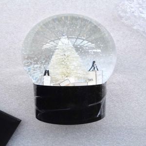 CClassics Snow Globe With Christmas Tree Inside Car Decoration Crystal Ball Special Novelty Christmas Gift with Gift Box1264104