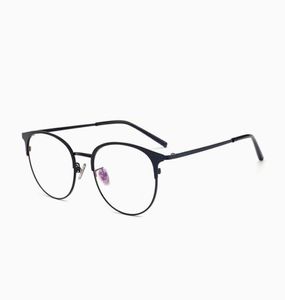 Wysokiej jakości kocie oko Kobiety Okulary przeciwsłoneczne Mężczyzny Oko Oko Oko Retro Big Circle Recepty okulary żeńskie metalowe okulary optyczne Pełne R9049882